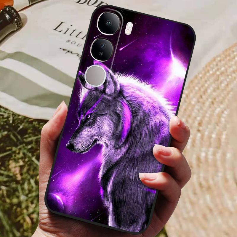 For Vivo V40 Lite 4G 5G V40Lite (IDN) V40E V 40 SE Case Luxury Painted Phone Silicon Back Cover For Vivo Y200 Y300 Cases Shell