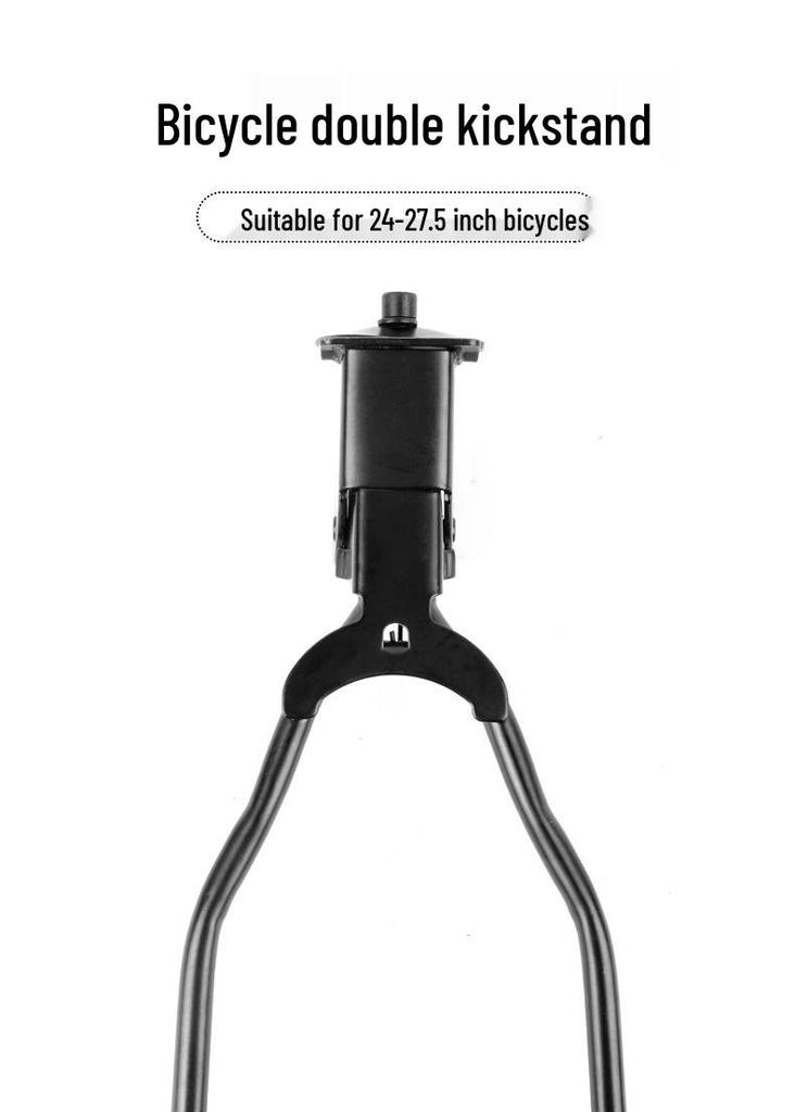 Double-Leg Center Kickstand for 26-29 Inch Mountain Bikes