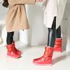 Nine-color Snowflake New Winter Parent-child Shoes Classmates Snow Boots Women's Wool Warm Inside