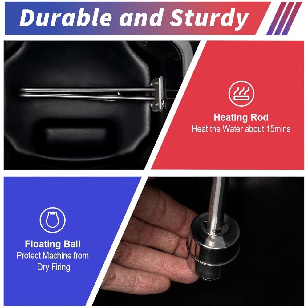 3500W Dry Ice Machine, 110V Low-Altitude Fog Machine, Stage DJ Dry Ice Effect Machine, with Leakage and Dry Burn Protection