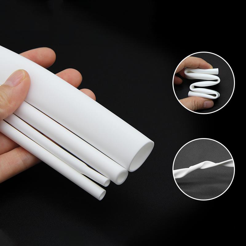 1/3/5/10M White Silicone Heat Shrink Tube 1mm~20mm Insulated DIY Wire Protector Wrap Sheath Case Heat Shrinkable Cable Sleeve