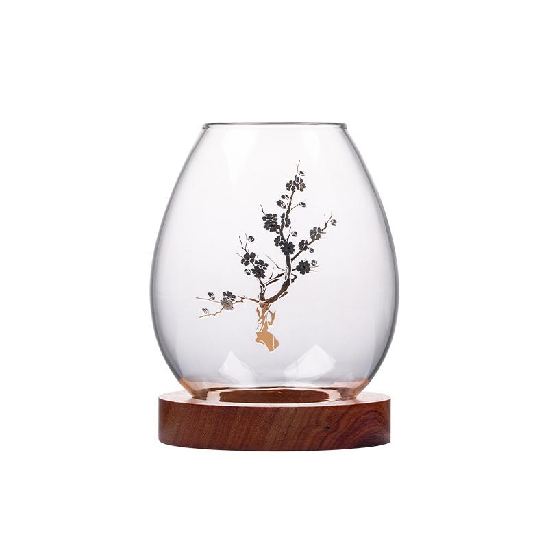 

Стеклянное искусство DIY свеча чашка подсвечник украшения атмосфера домашний декор