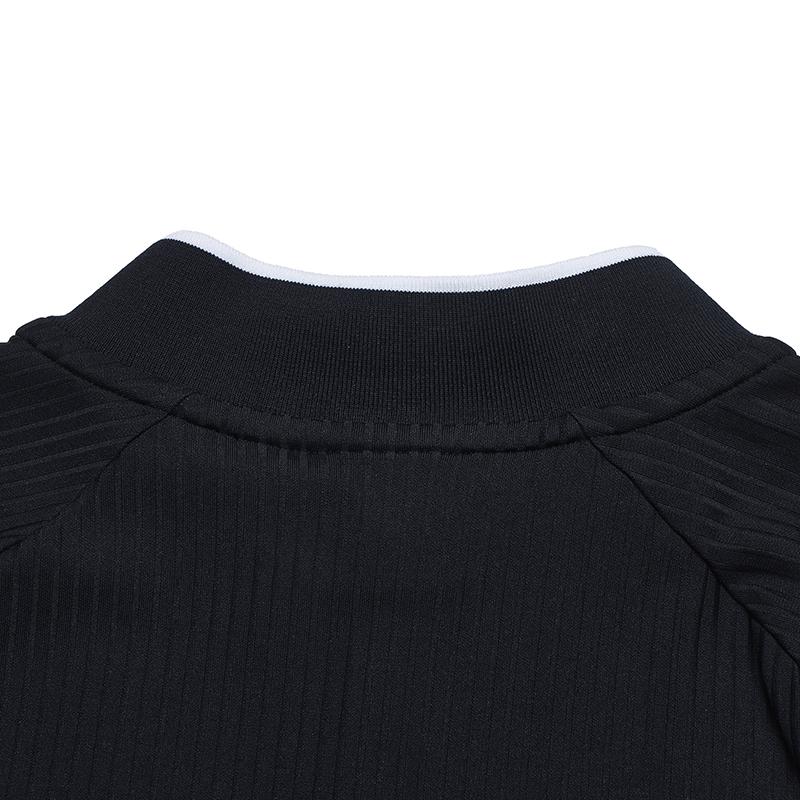 FILA Golf Series Lightweight Elastic Casual Sports Knit Long Sleeve Raglan T-Shirt Women Tops A11W545207F-BK