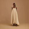 European and American Foreign Trade Women's Clothing 2026 Summer New Sleeveless Suspender Ball Decoration Solid Color Loose Long Dress