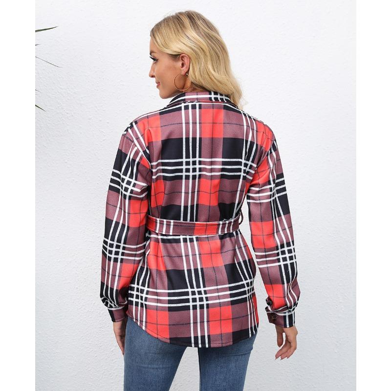 And Womens Winter Printing Autumn Singlebreasted Mediumlength Longsleeved Jacket
