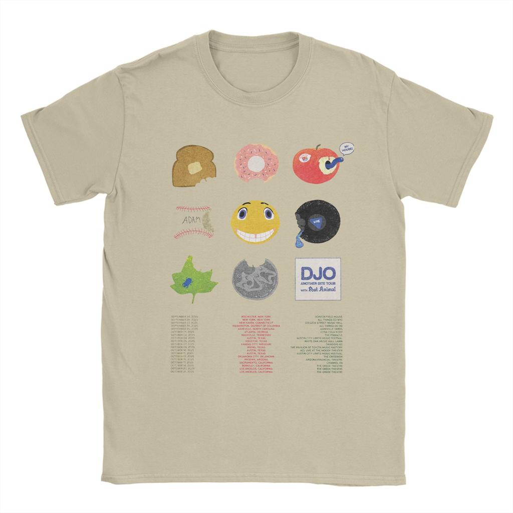 Vintage Djo Apple TShirt for Unisex Crewneck Cotton T Shirts Short Sleeve Tee Shirt Classic Clothing