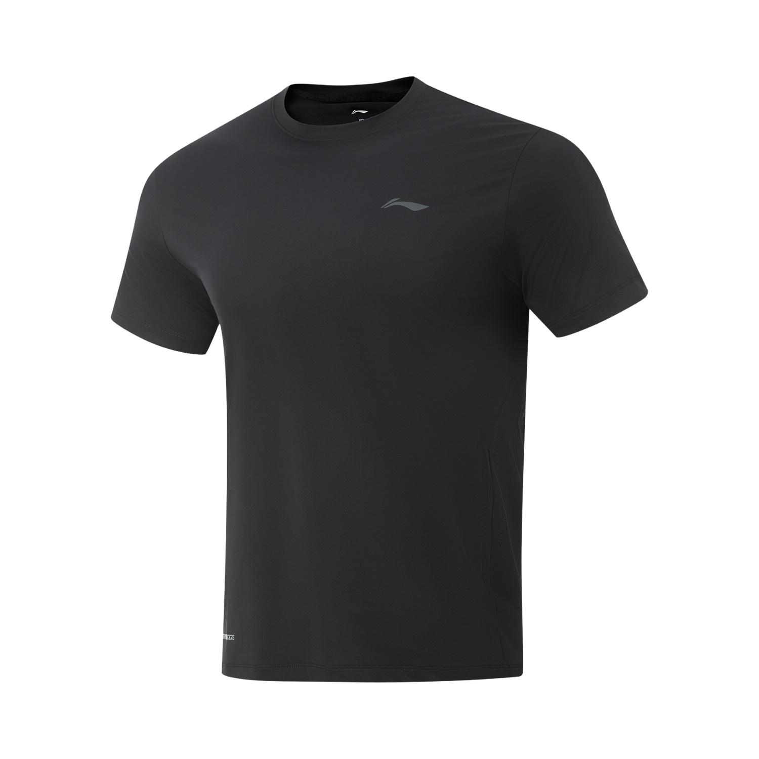 

Li-Ning Quick-Dry Cool Anti-Ultraviolet Round Neck T-Shirt Men tops ATSV289-5 XL