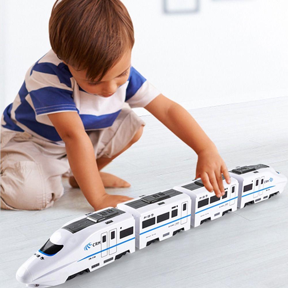 With Sound Light High-speed Railway Train Toys Simulation Harmony Rail-car Child Toy