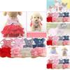Cute Summer Pink And White Striped Pet Dress For Small Dogs And Cats
