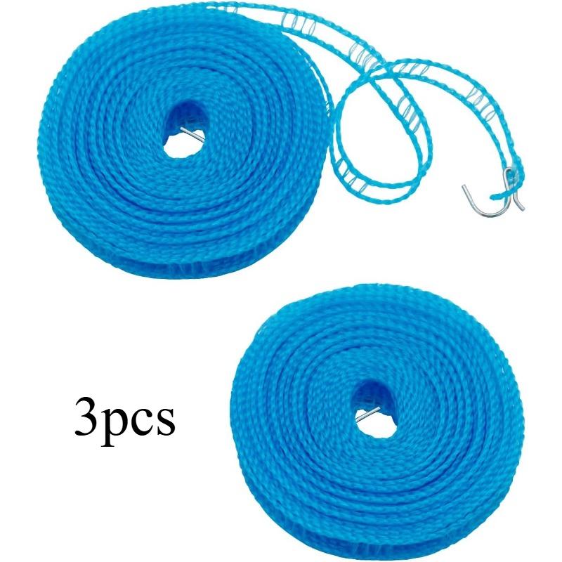 Portable Clothesline Upgraded Thickened Anti-slip Windproof Drying Rope Drying Clothes Hanging Rope Outdoor Camping Accessories