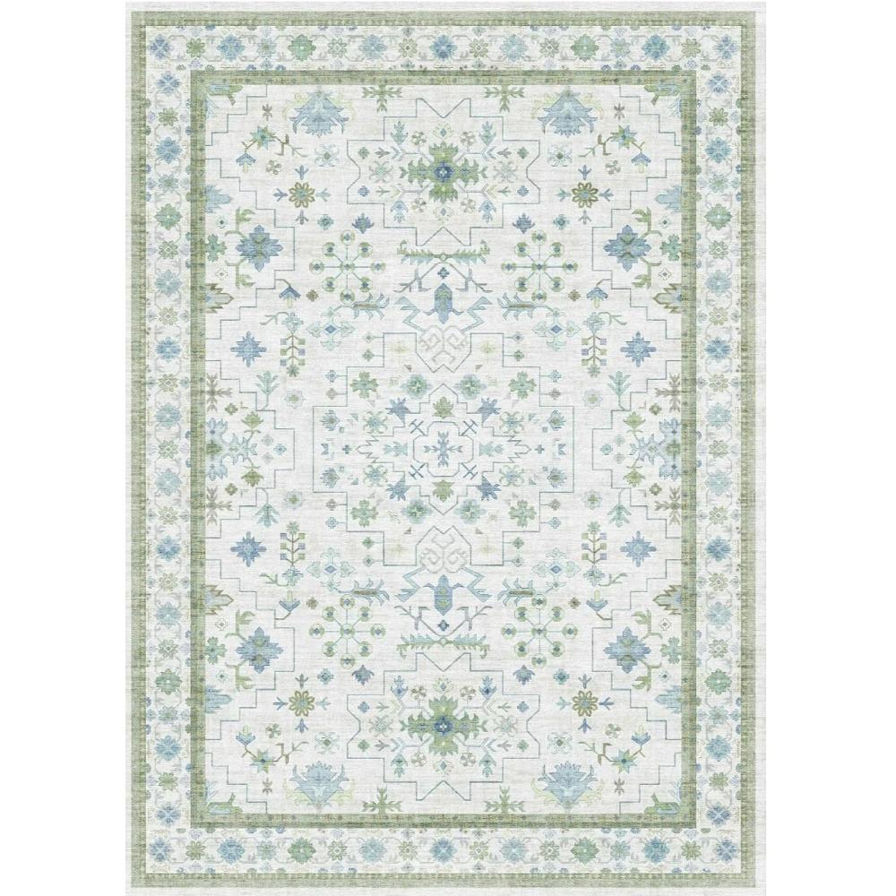 Scandinavian Style Understated Pink and Green Carpet for Living Room Decor Sofa Rug Bedroom Bedside Rug Kitchen Dining Table Mat