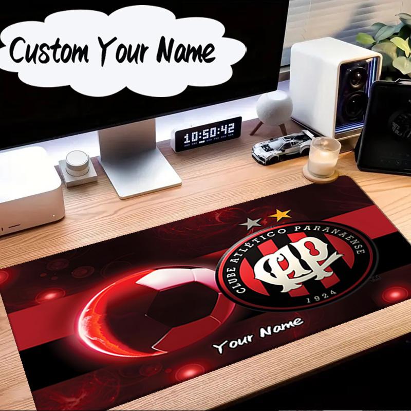 Custom Name Mouse Pad Atletico Paranaense Crest Mouse Pad Desk Mat, Non-Slip Rubber Backer Pad For Computer Notebook Gaming Mouse Pad Birthday Gift