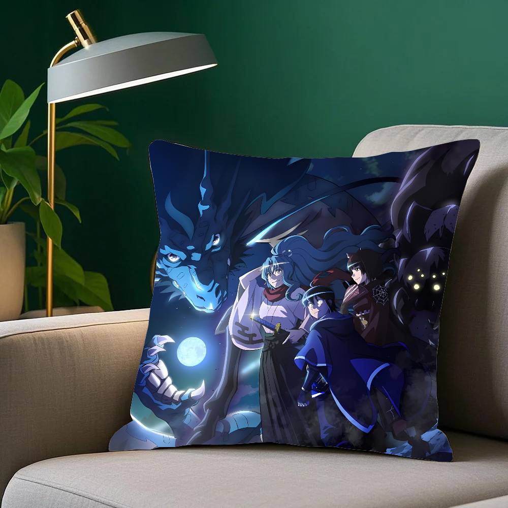 ANIME T-Tsukimichi Moonlit Fantasy Pillow Case Home Decor Throw For Sofa Bed Car Room Decor Gift Idea