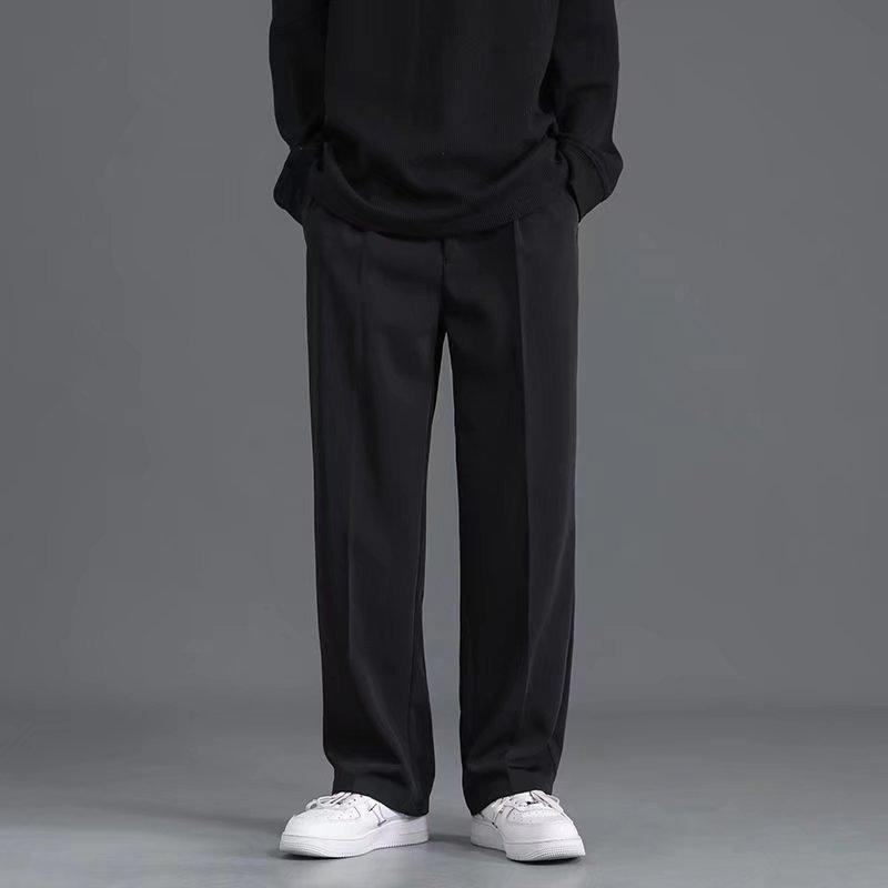 Drape Pants Men's Autumn New Simple Trend Ins Loose Straight Pants Couple Fashion Casual Pants