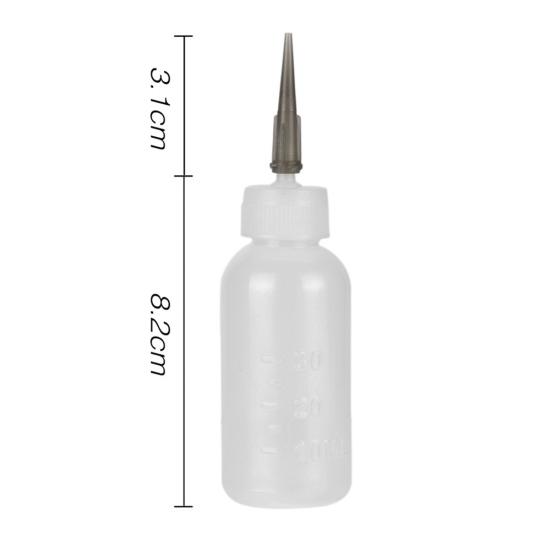 Portable 30ml Empty Plastic Squeezable Dropper Nozzles Refillable Bottle Kit