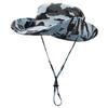 Shade bucket hat men outdoor hiking jungle sports camouflage neck cotton fishing hat