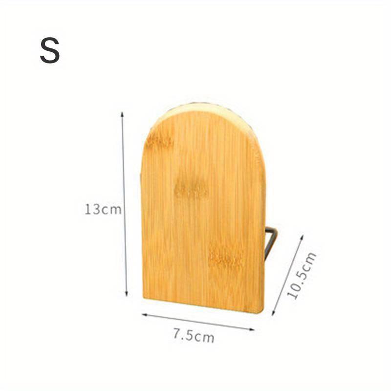 Nature Bamboo Desktop Organizer Bookends Book Ends Stand Holder Shelf Bookrack