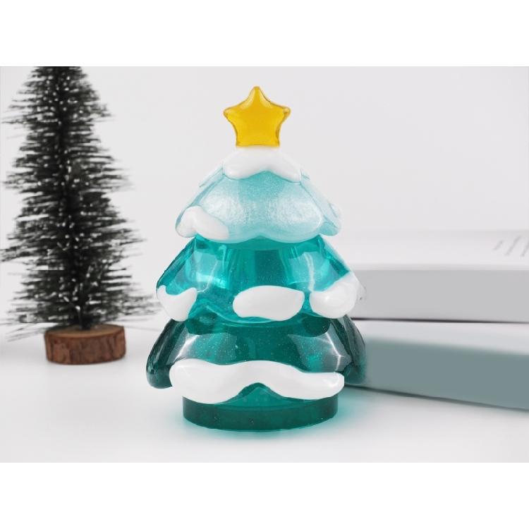 Versatile Silicone Christmas Tree Jar Mold Easy Demold Silicone Jar Mold for Christmas Tree Shape Jar and Artistic Carft