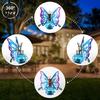 Metal Outdoor Yard Hanging Decor Waterproof IP65 Solar Lamps Beetle Butterfly Flamingo Garden Light  Powered Bee Ornaments for Porch LED Animal Lamp