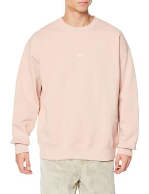 Lee Official Big Fit Sweatshirt SMOKE PINK XL LT3056-161