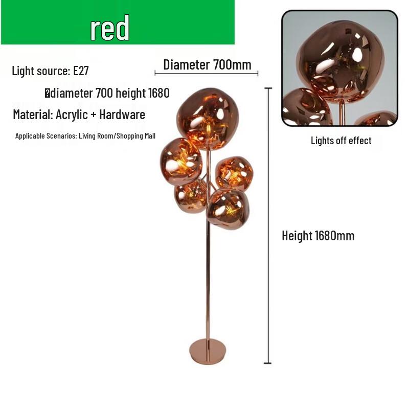 Pailide Lava Floor Lamp