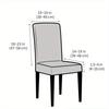 1pcs Solid Color Chair Cover Super Soft Chair Covers For Dining Room Luxurious Office Seat Cases Stretch For Banquet
