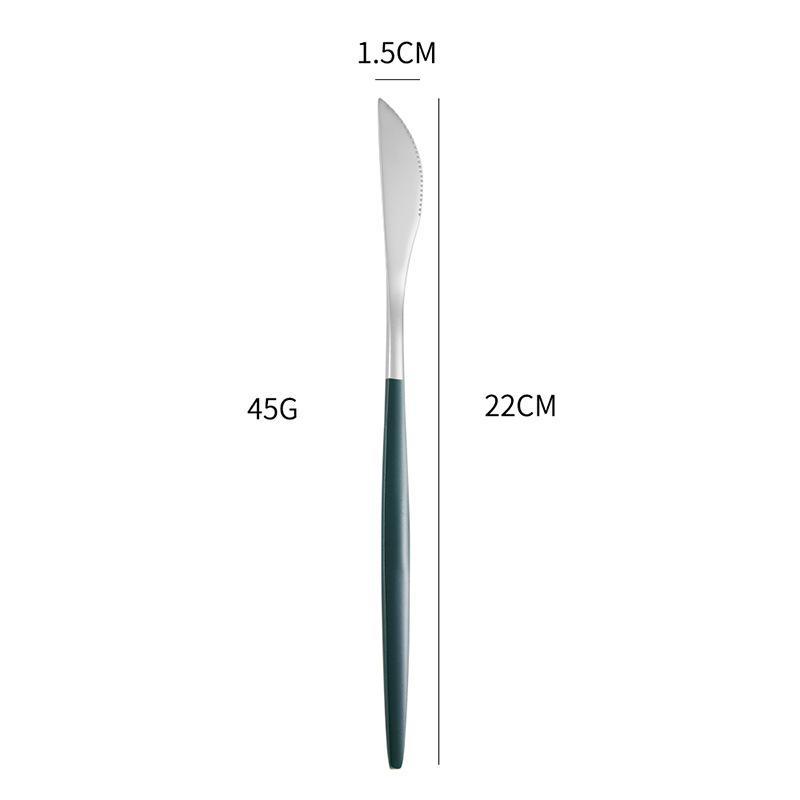 European High-Value Stainless Steel Tableware Set: Portuguese Knife, Fork, and Spoon for Hotels and Western Dining