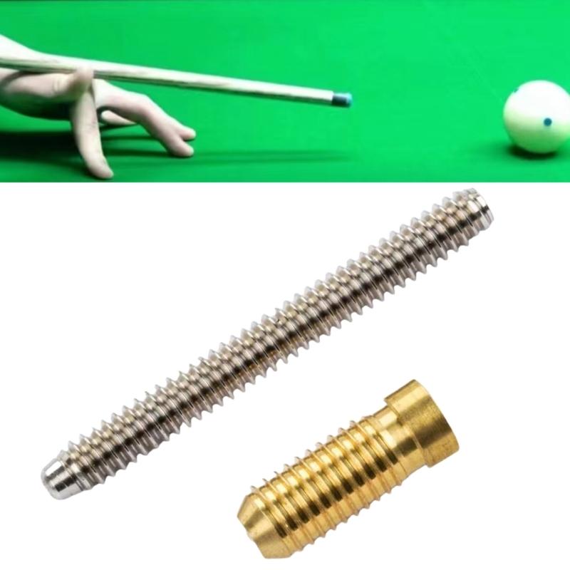 Billard Pool Queue Gelenkschrauben Teil Zubehör, Einfache Installation Edelstahl Schaftbeschläge Pool Queue Gelenkstift Einsatz
