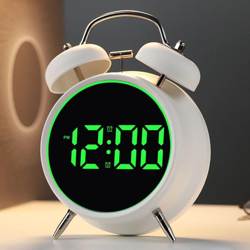 Night Light Digital Display Clock Extra Large Sound LED Screen Clock Smart Alarm Clock  Desktop Use