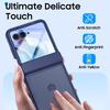 For Motorola Razr Ultra 2025/Razr Ultra 2026 Hinge Protection,Built-in Screen Protector,Wireless Charging,Shockproof Protective Phone Case-Blue