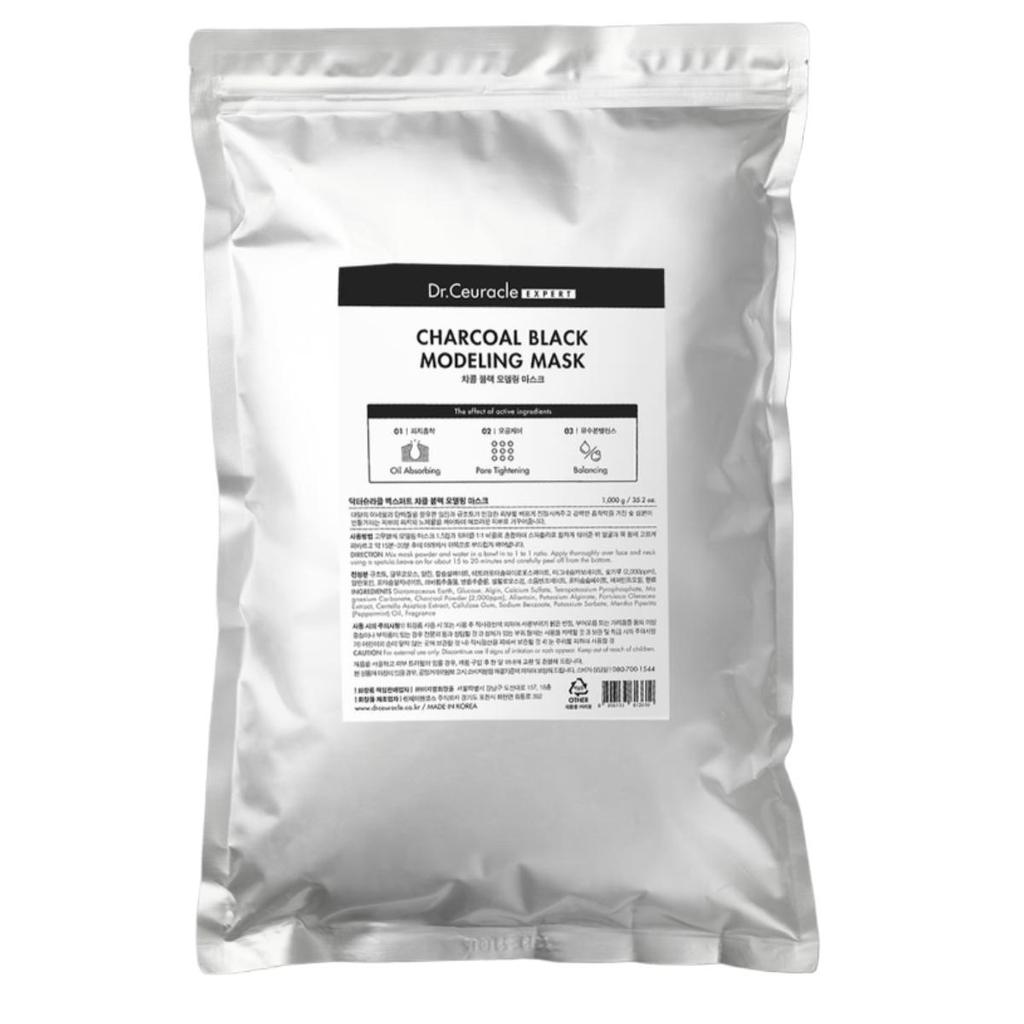 Dr. Ceuracle Expert Charcoal Black Modeling Mask Pack Pore Purifying Sebum Control 1kg