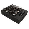 22PCS Tapered Lug Nuts with Nut Sleeve Key Alloy Steel Universal Forged Lock Nut Replacement for TOYOTA Titanium M12x1.5