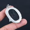 Natural Black Tourmaline Rough Gemstone Pendant 925 Sterling Silver For Women
