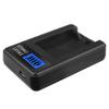 Compact ABS Camera Battery Charger with LCD Display for Canon NB-10L NB10L NB 10L G1X G15 Camera Charging USB Charger