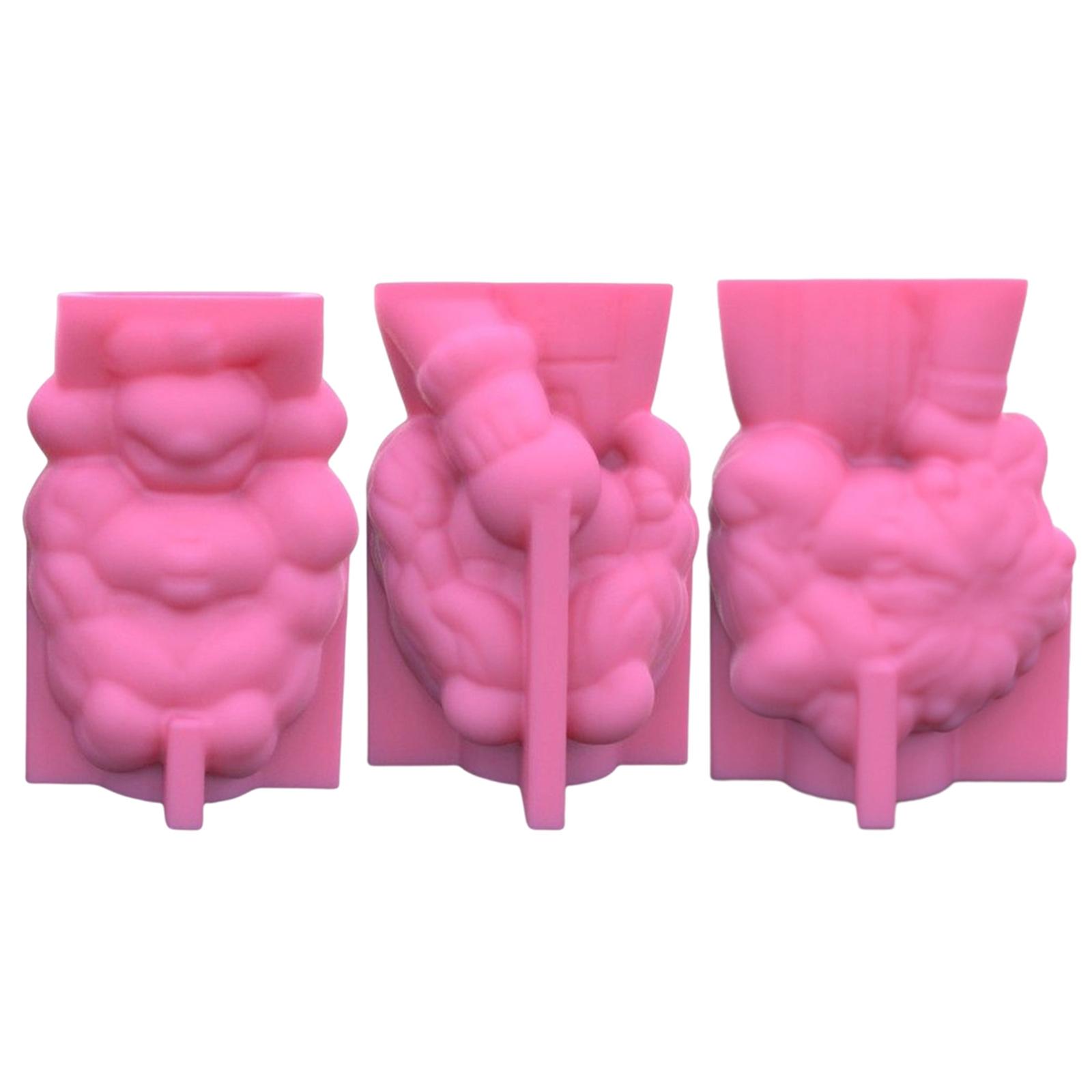 

3Pieces Silicone Flower Pot Molds Vase Concrete Planter Moulds Handmade Resin Craft Pen Holder Cement Pot Epoxy Molds 1