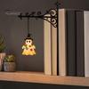 Innen Schaufensterdekoration Halloween Bibliothekslaterne, Dekorative Bücherregal Lampe, Patchwork Geist Einzigartiges Patch Design Licht mit Hexenhut, Gruselig