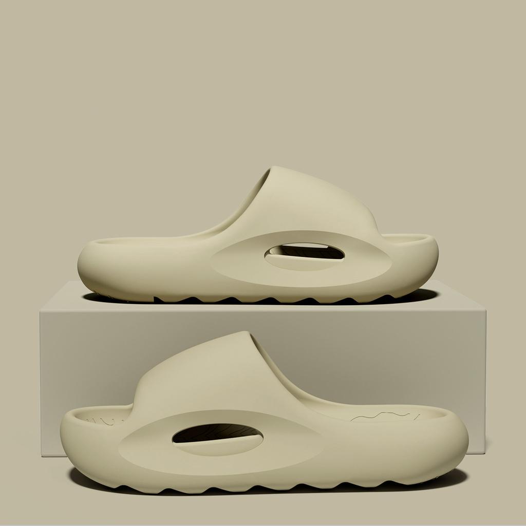 Fashion Crestar Summer Thick Soles Slippers For Women 2025 New Outdoor Anti-slip Beach Slides Soft Comfort EVA Sandals House Bath Shoes