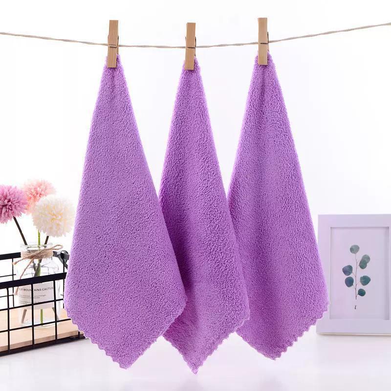 Коралловый флис быстросохнущее ультрачистое ультрамягкое впитывающее полотенце фиолетовый