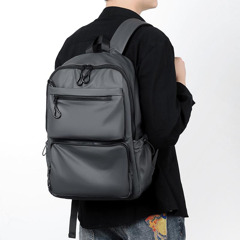 Simple Casual Computer Bag for College Students' School Bag Backpack Large Capacity Outdoor Travel Bag