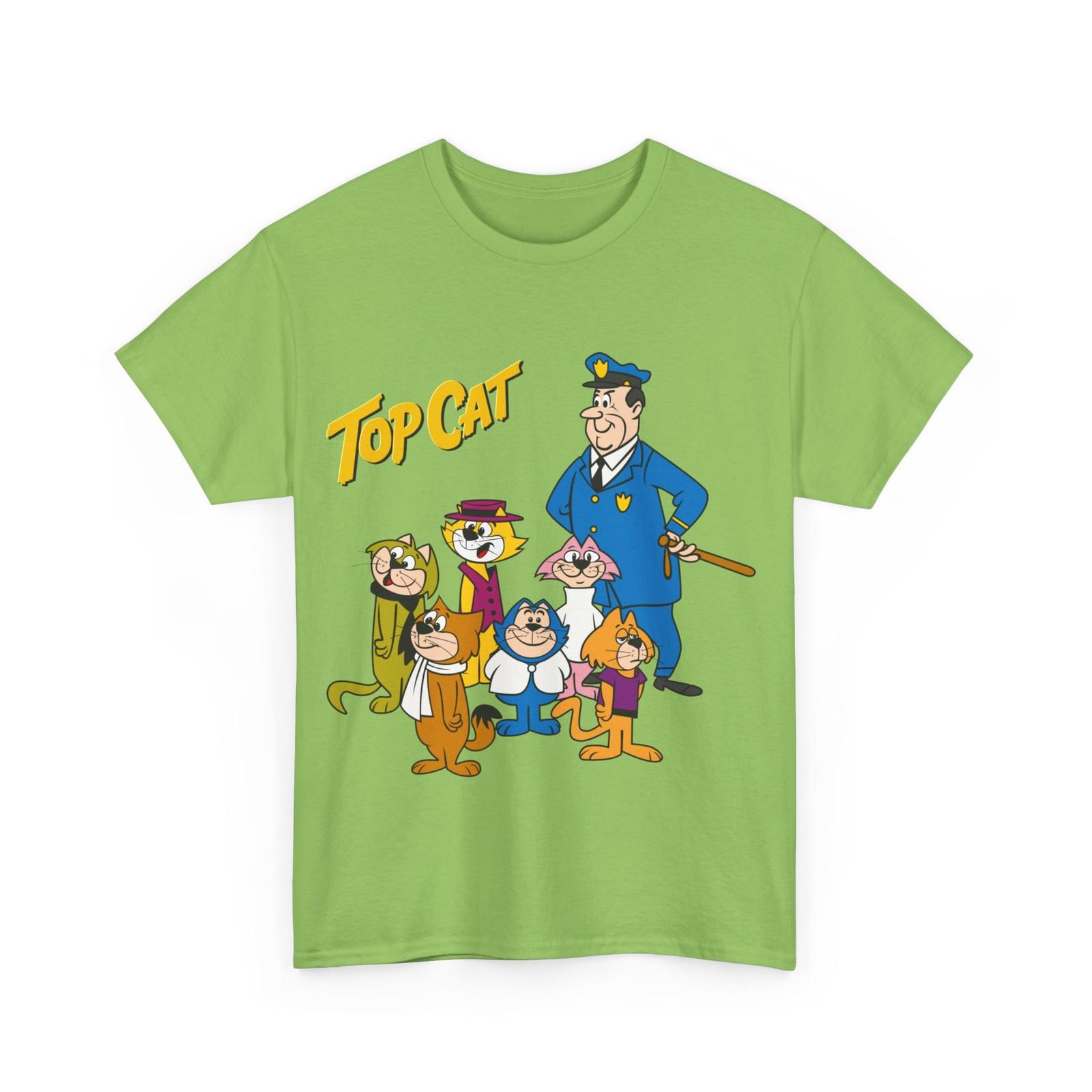 

Top Cat and His Gang T-Shirt Mens Womens Tees Top - Hanna-Barbera TV - Brain, Spook, Benny the Ball 2XL