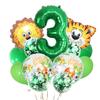 Jungle Forest Theme Sage Green Balloons Arch Garland Kit Kids Boys Birthday Party Decorations