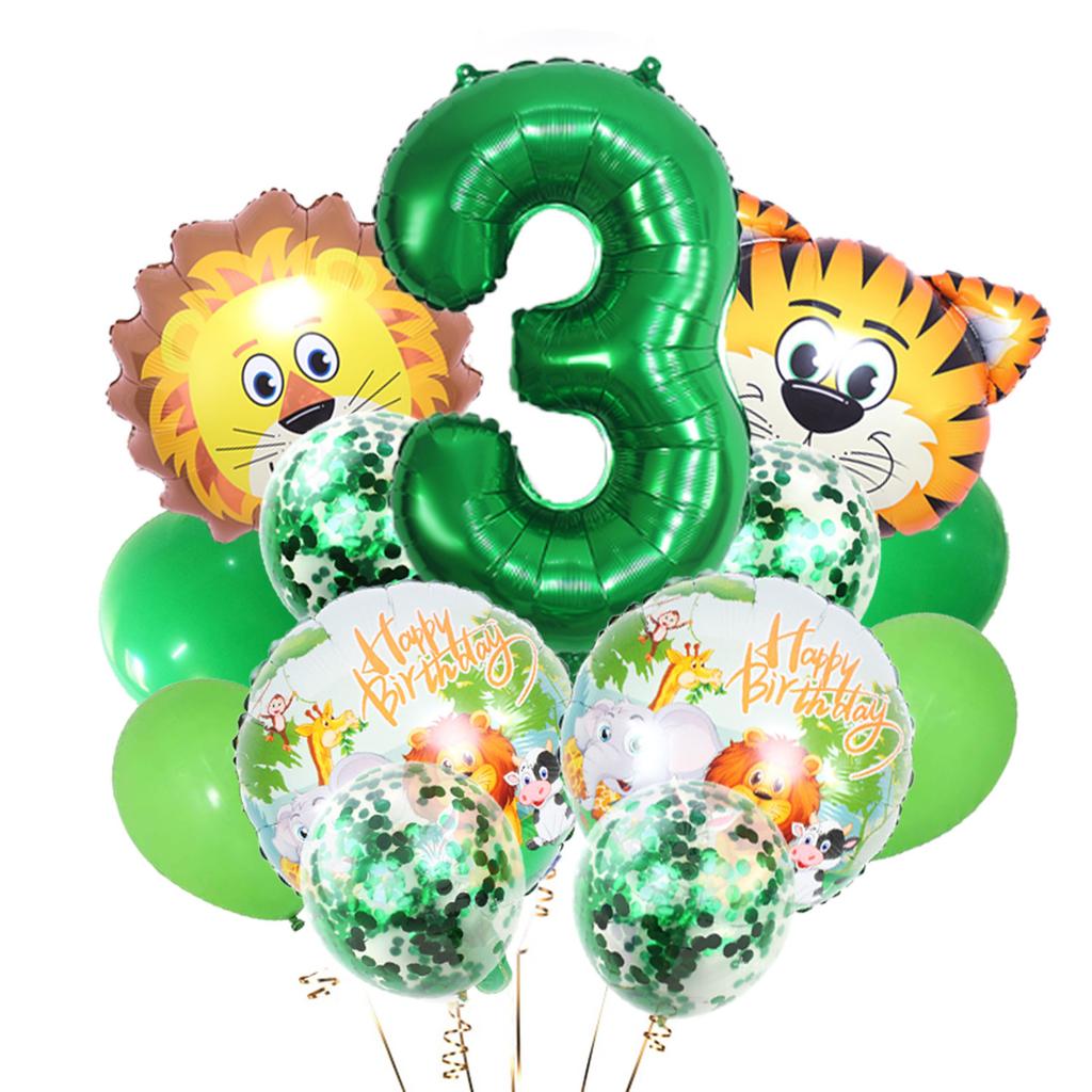 Jungle Forest Theme Sage Green Balloons Arch Garland Kit Kids Boys Birthday Party Decorations