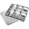 Rust-proof Seasoning Box 6/8 Grids Food Preparation Box Durable Dessert Ingredient Box