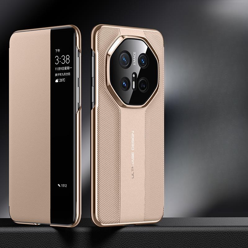 The Huawei Mate70pro Phone Case Instantly Transforms Into A Porsche RS Smart Window M70 All-inclusive 60 Magnetic Leather Case