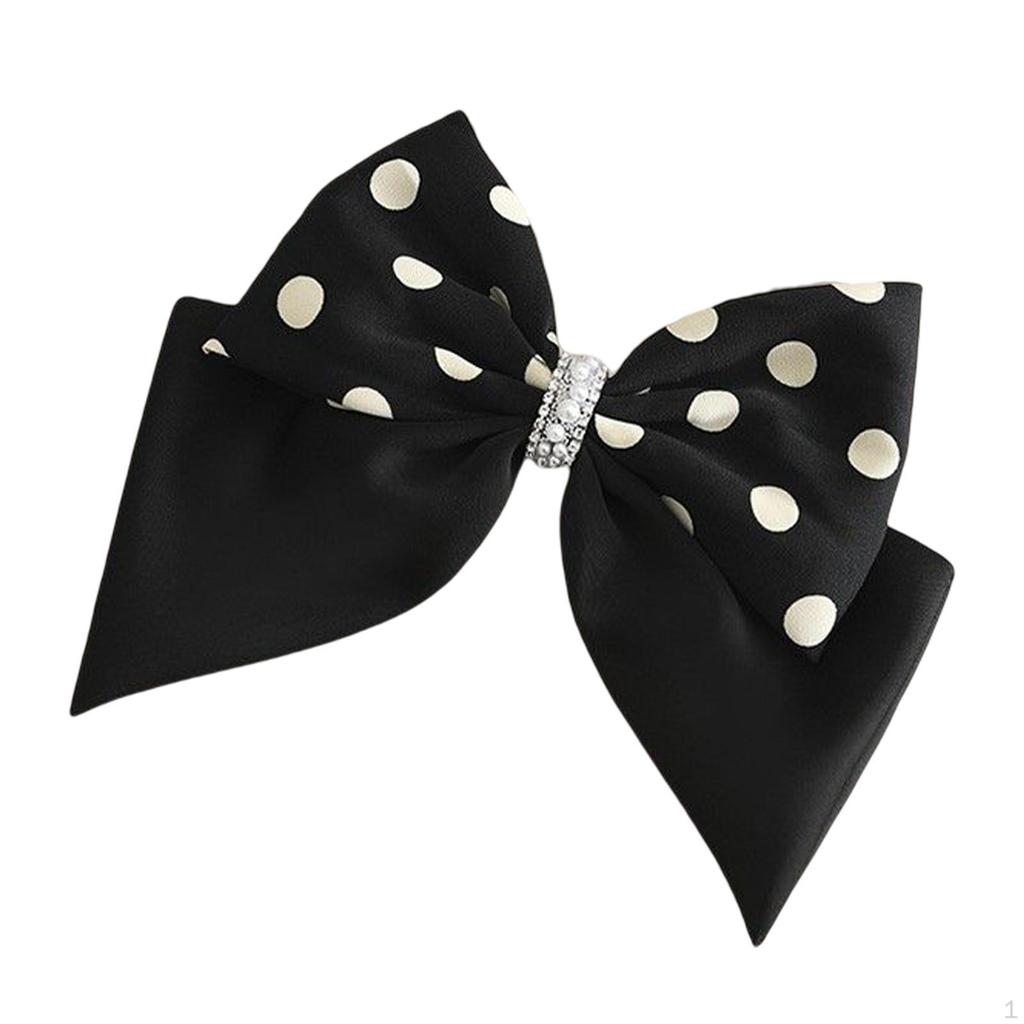 Hair with Dot Styling Clips Hairpins Exquisite Layered Hairgrips Headwear Bowknot Barrette for