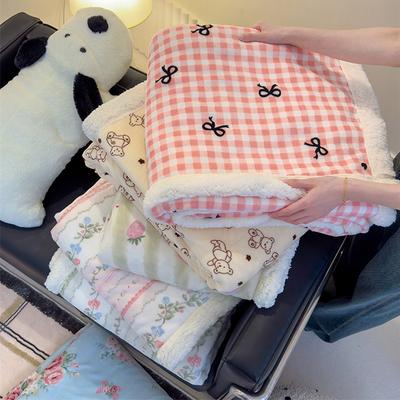 Soft Fleece Throw Blanket for Bed Sofa Couch Lightweight Plush Fuzzy Sherpa Velvet Blankets and Throws Cozy Warm Bedspreads