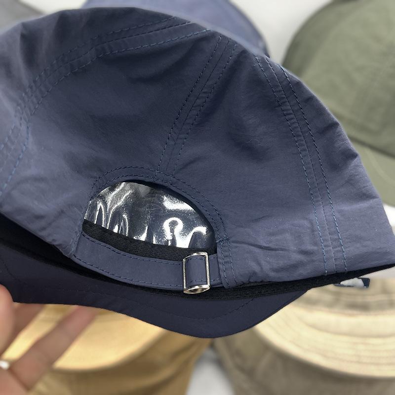 Neue Schnelltrocknende Kurze Krempe Herren und Damen Baseballkappe Sommer Amerikanische Baseballkappe Softtop Japanische Wasserdichte Mütze Damen