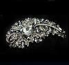 Luxury Full Crystal Exaggerated Broocch Badges For Women Men Elegant Rhinestone Waterdrop Pin  Lady Clothing Coat Corsages