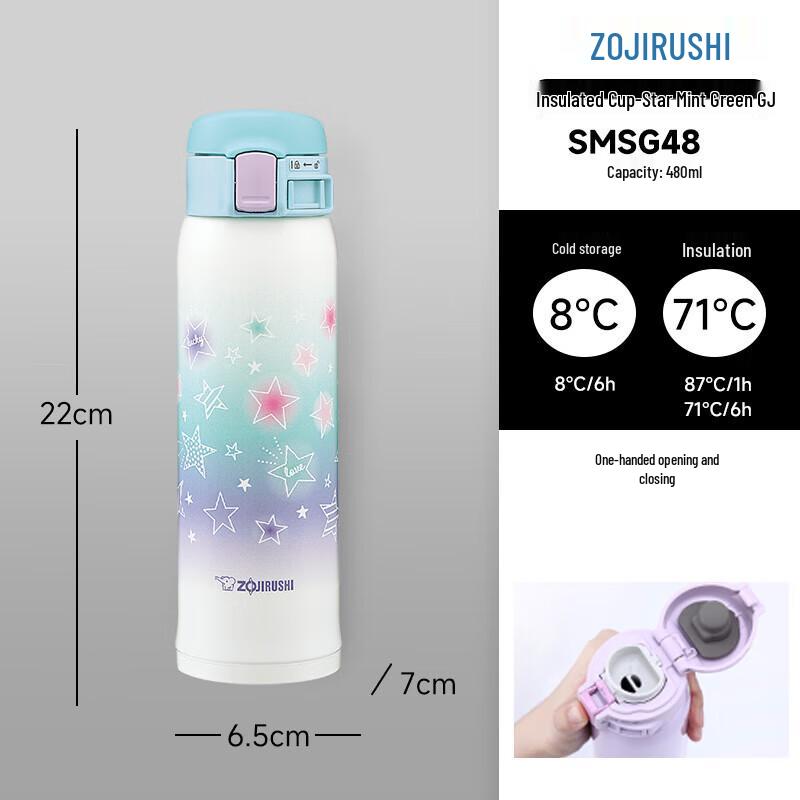 Zojirushi SM-SG48 Stainless Steel Vacuum Insulated Mug