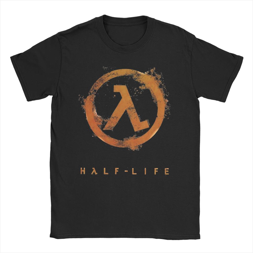 Half life 3 T-Shirts Unisex Damen 100% Baumwolle Freizeit-T-Shirts Rundhals-T-Shirts Kurzarm Kleidung Geburtstagsgeschenk
